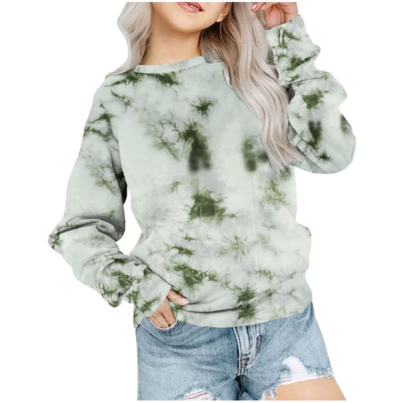 Infant Sweater Winter Girls Crewneck Oversized Sweatshirt Kids Fashion Long Sleeve Pullover Tops 1-12 Years Baby Boy Knitted Sweater Green 9-10T