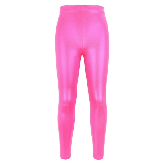 Infant Sweatpants Kids Girls Fitness Dance Pants Solid Color Leggings Yoga Sports Long Pants New Full Length Pants Pinky 6-7T