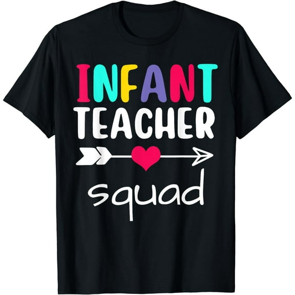 Infant Teacher Squad Matching Funny Back To School First Day T-Shirt