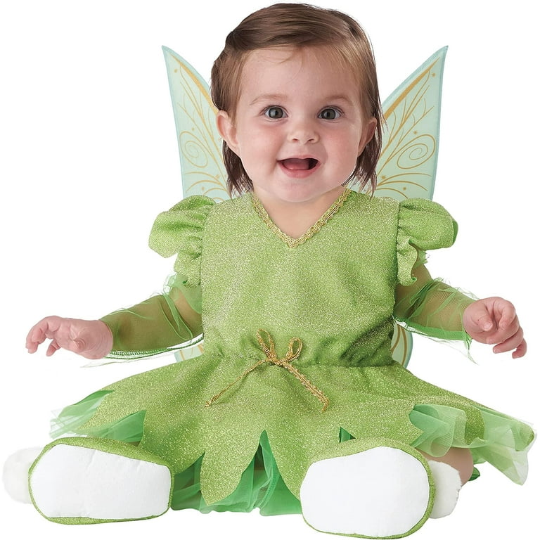 Infant Teeny Tiny Tink Green Fairy Halloween Costume, Baby Size 12