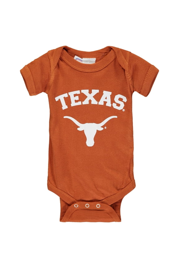 Infant Texas Orange Texas Longhorns Arch & Logo Bodysuit
