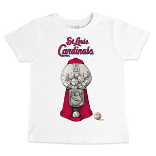 Lids St. Louis Cardinals Tiny Turnip Infant TT Rex Raglan 3/4 Sleeve T-Shirt  - White/Black