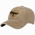 thumbnail image 1 of Infant Toddler Baby Baseball Cap Dinosaur Printed Soft Polyester Snapback Hat for Boys Adjustable Fit Lightweight Comfort, Sun Protection, Sizes 1T to 7T Gibobby,One Size,Khaki, 1 of 7