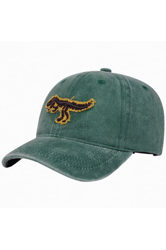 Infant Toddler Baby Baseball Cap Dinosaur Printed Soft Polyester Snapback Hat for Boys Adjustable Fit Lightweight Comfort, Sun Protection, Sizes 1T to 7T Gibobby,One Size,Green