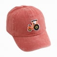 thumbnail image 1 of Infant Toddler Baby Baseball Cap Soft Cotton Adjustable Hat for Boys Girls Kids Trucker Style Daily Outdoor Sun Protection Cap Gibobby,One Size,Watermelon Red, 1 of 3