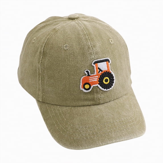 Infant Toddler Baby Baseball Cap Soft Cotton Adjustable Hat for Boys Girls Kids Trucker Style Daily Outdoor Sun Protection Cap Gibobby,One Size,Khaki