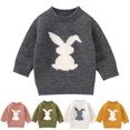 thumbnail image 1 of Infant Toddler Baby Boy Girl Cartoon Fall Winter Knit Tops Pullover Sweater, 1 of 10