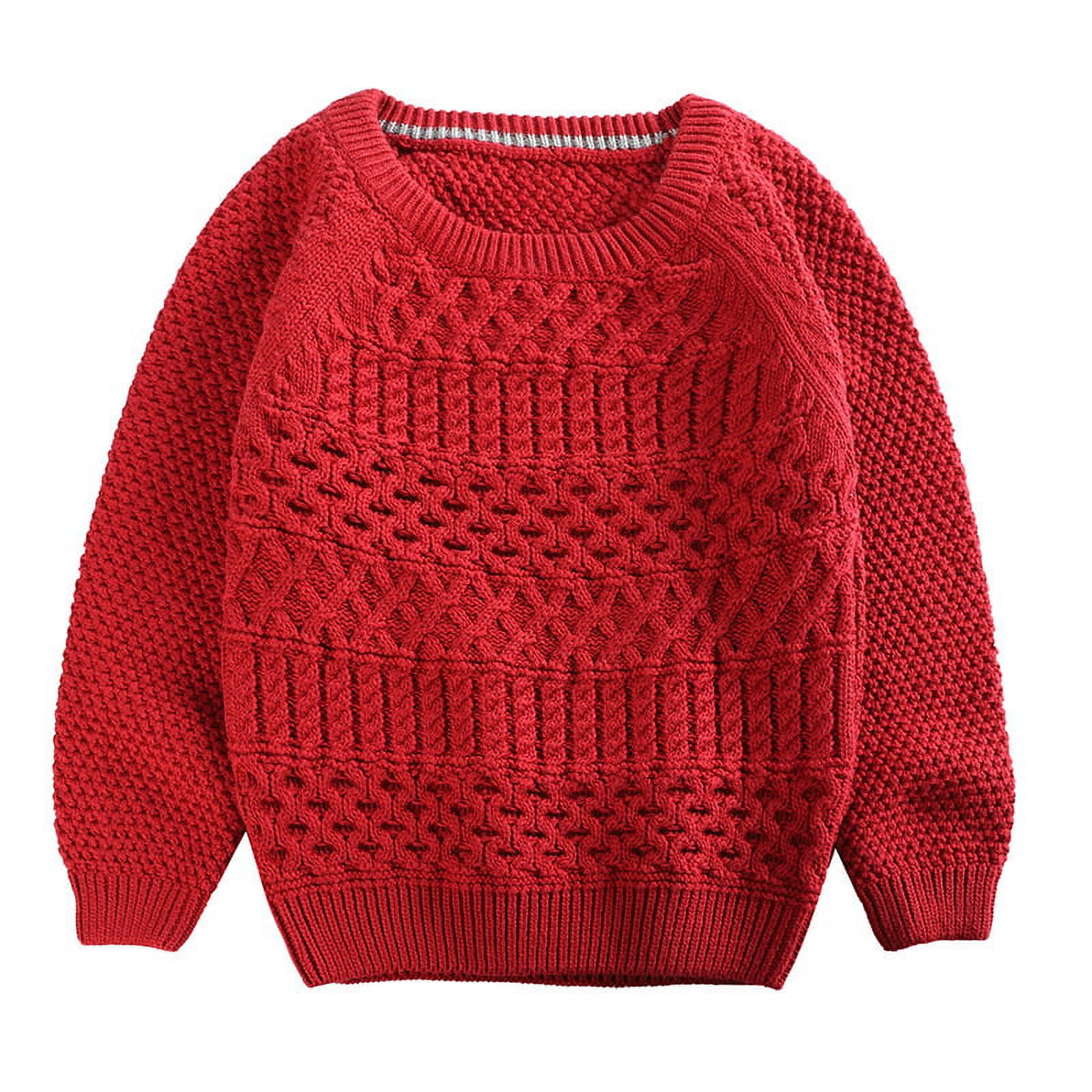 Infant Toddler Baby Girl Knit Sweater Warm Long Sleeve Shirt Tops