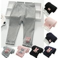 thumbnail image 1 of Infant Toddler Baby Girls Bunny Slim Legging Pencil Pants Thin Knit Trouser Clothes, 1 of 9