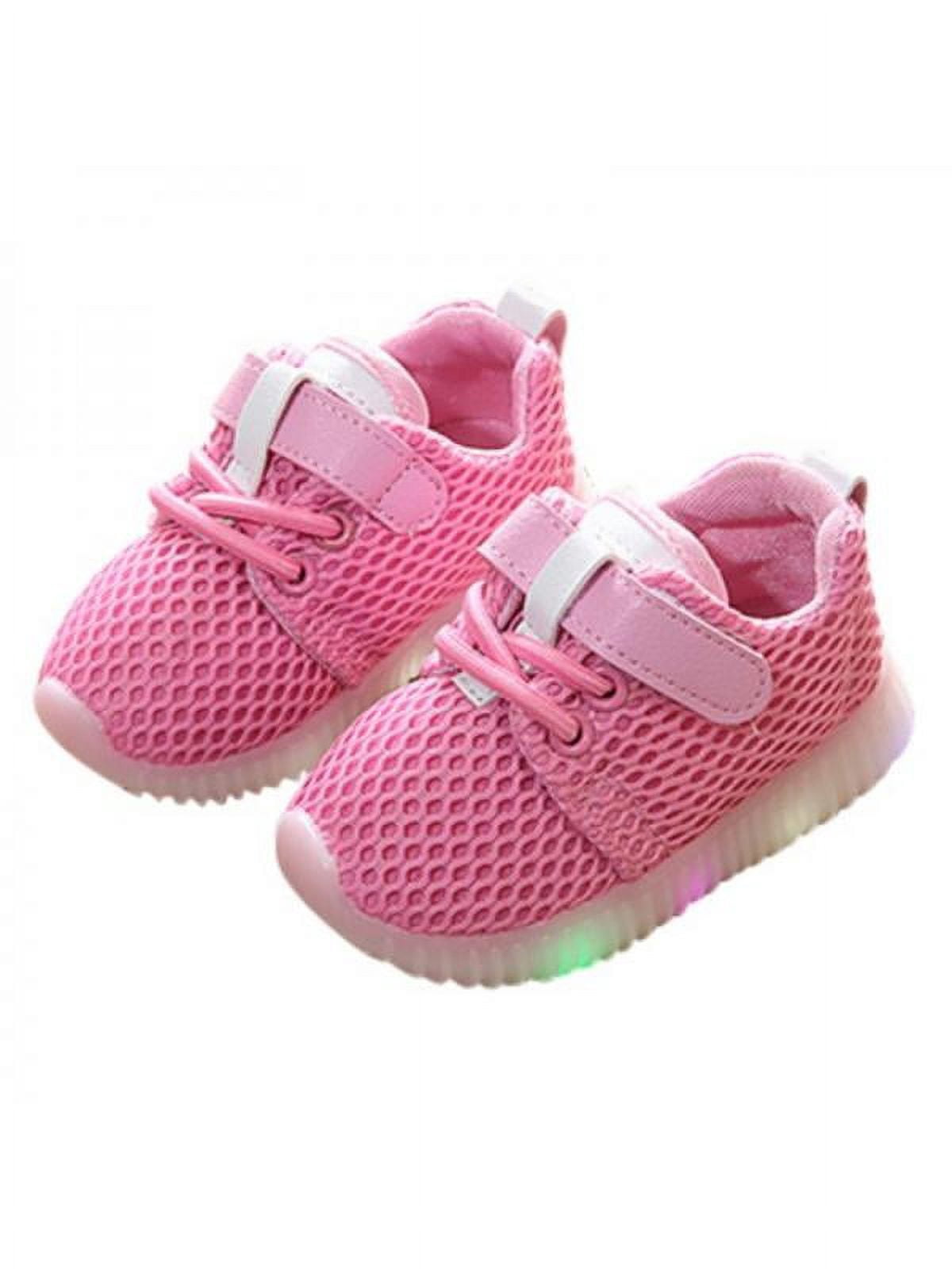 Infant Toddler Baby Shoes Light up Athletic Sneaker (Little Girls & Big Girls)