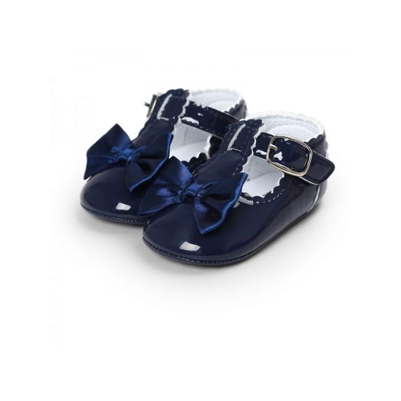 Infant Toddler Baby Soft Sole Bowknot Anti-slip Prewalker Shoes