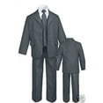 thumbnail image 1 of Infant Toddler & Boy Formal Wedding Party Tuxedo Suit Blue Gray S M L,XL 2T-20, 1 of 8