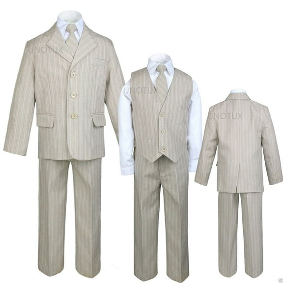 Infant,Toddler & Boy Wedding Formal Party Suit Taupe Khaki S-XL,2T,3T,4T,5,6,-20