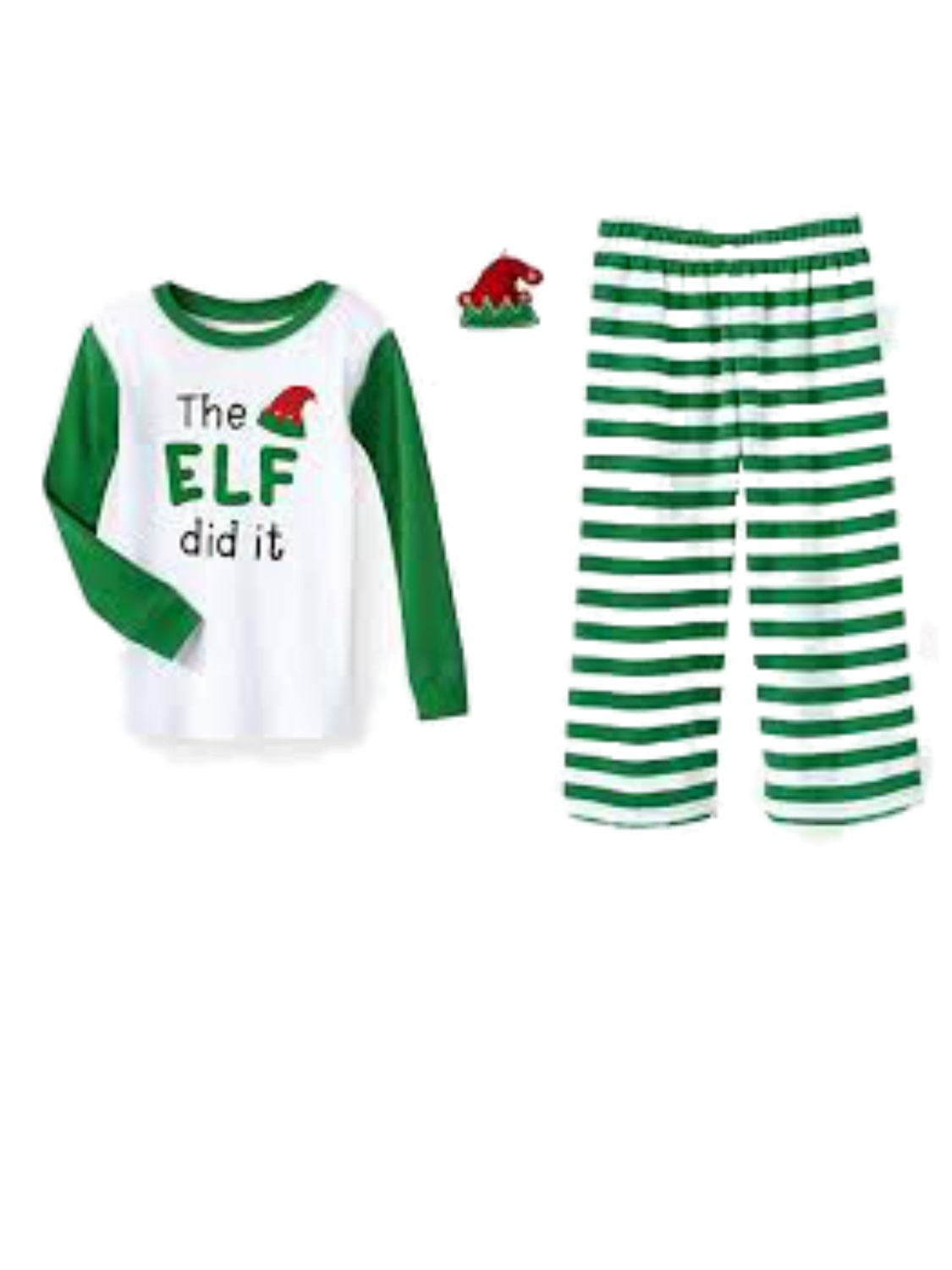 Infant & Toddler Boys 2pc The Elf Did It Pants Sleep Set & Ornament 5T
