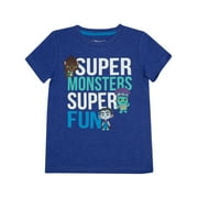 Infant & Toddler Boys Blue Super Monsters Super Fun Halloween T-Shirt Tee 18m