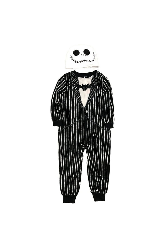 Infant & Toddler Boys Nightmare Before Christmas Union Suit & Hat Pajamas 12m