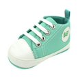 thumbnail image 1 of Infant Toddler Canvas Sneakers Baby Boy Girl Soft Sole Non-Slip Crib Shoes,0-9 Months, 1 of 2