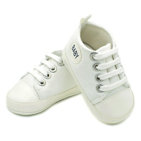Infant Toddler Canvas Sneakers Baby Boy Girl Soft Sole Non-Slip Crib Shoes,0-9 Months
