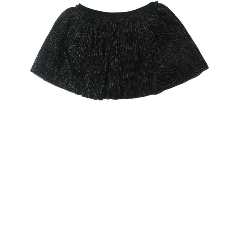Toddler silver metallic skirt top