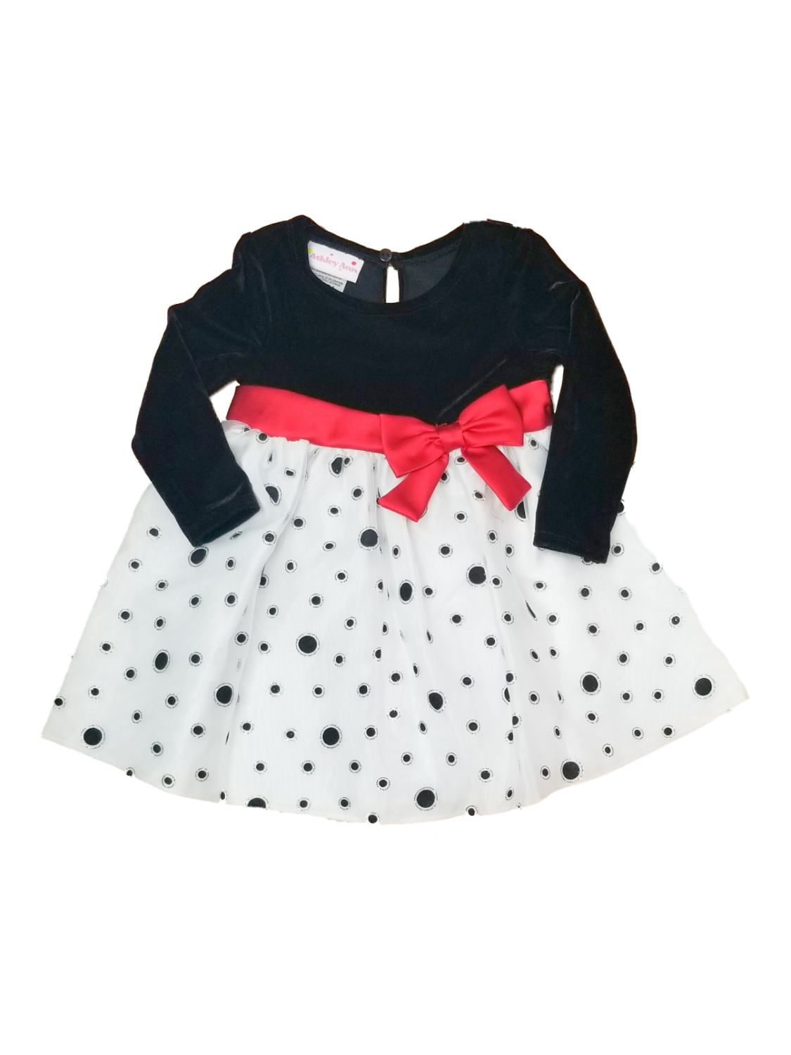 white baby girl dress White and Pink Baby Girls' Flower Girl Dress Cute Simple Christening Dresses 0-24 Months, White / 18-24 months
