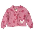 thumbnail image 1 of Infant & Toddler Girls Green Hooded Button Up Unicorn Cardigan Sweater, 1 of 1