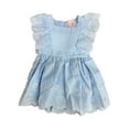thumbnail image 1 of Infant & Toddler Girls Light Blue Sleeveless Cotton A-Line Baby Dress 2T, 1 of 2