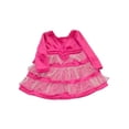 thumbnail image 1 of Infant Toddler Girls Pink Velvet Christmas Holiday Party Dress Ruffle Tulle 12M, 1 of 1