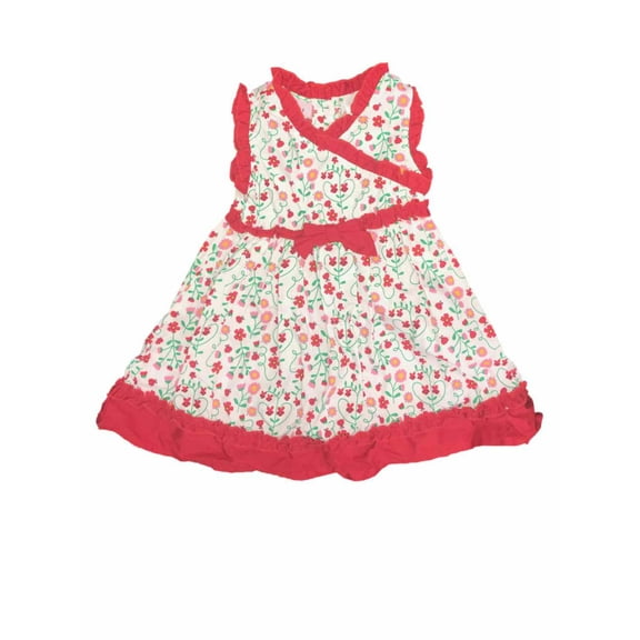 Infant & Toddler Girls Red Ladybug Spring Dress Ruffle Trim Summer Dress 12M