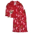 thumbnail image 1 of Infant & Toddler Girls Rudolph Red Nosed Reindeer Fleece Christmas Pajamas 3T, 1 of 3