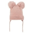 thumbnail image 1 of Wear Sierra Toddler Knitted Winter Beanie, Soft Stretch Hat, Unisex Light Pink, 0-18 Months, 1 of 3