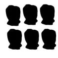 thumbnail image 1 of Infant-Toddler Soft And Warm Fleece Mittens 6-Pack (Black 12-24M), 1 of 1