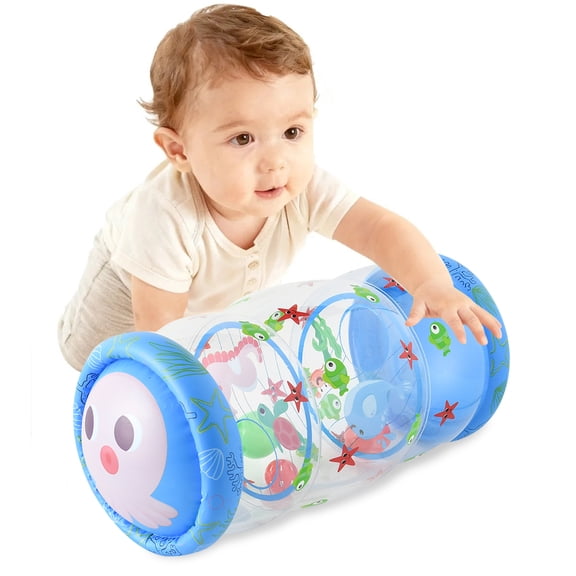 Infant Toys, Baby Toys 6-12 Months, Inflatable Rolling Baby Learn Walking Crawling Toy, Toddler Toys for 1 Year Old Girls Boys Gifts