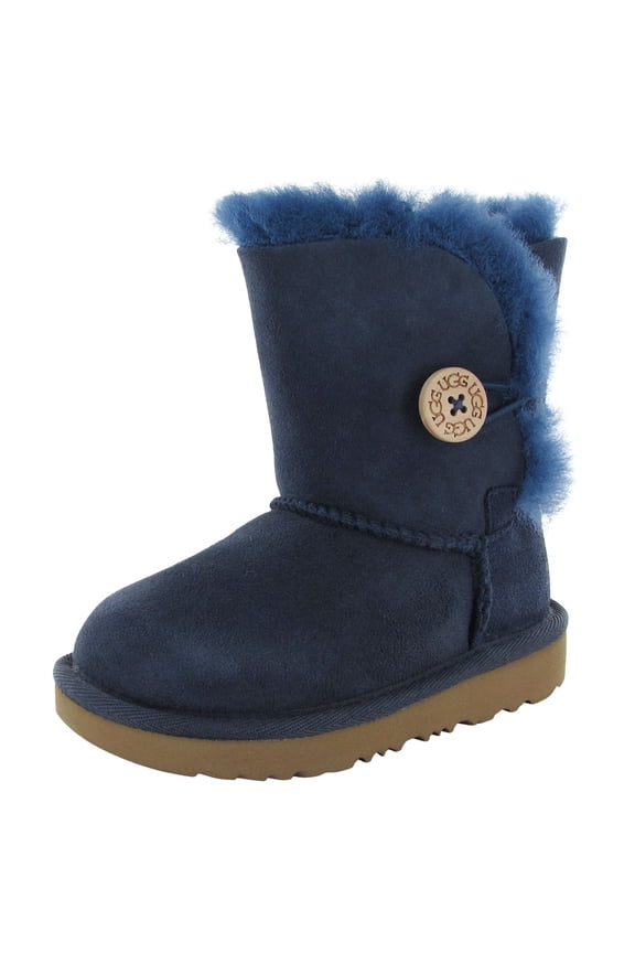 unisex child Bailey Button Ii Boot, Navy, 8 Toddler US
