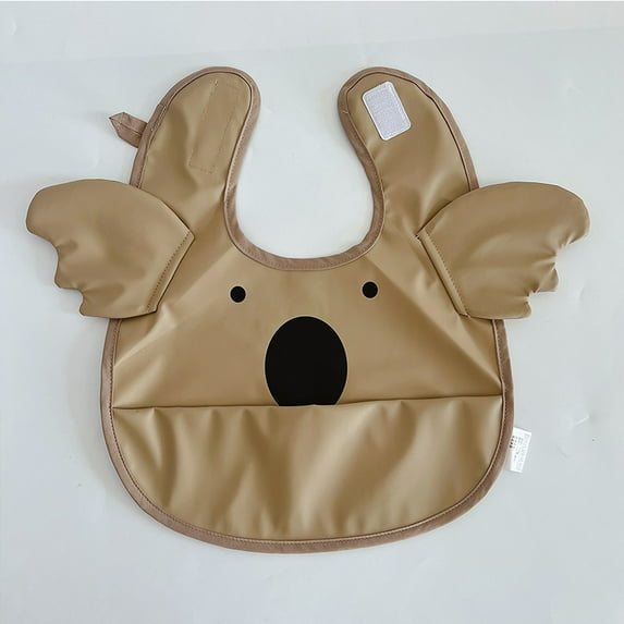 Infant Waterproof Baby Feeding Bibs Children Cartoon Burp Cloths Babies Boy Girl Stuff for Eating Kids Cute Scarf Accessories (Koala,One Size)