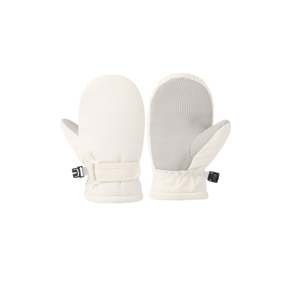 Infant Waterproof Winter Gloves Soft Plush Inner Windproof Design Elastic Cuffs Mittens For Snow Activity