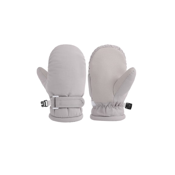 Infant Waterproof Winter Gloves Soft Plush Inner Windproof Design Elastic Cuffs Mittens For Snow Activity