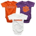 thumbnail image 1 of Infant Wes & Willy  Clemson Tigers Three-Pack Bodysuit Set, 1 of 1