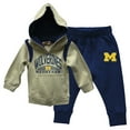 thumbnail image 1 of Infant Wes & Willy Michigan Wolverines Colorblock Pullover Hoodie and Sweatpants Set, 1 of 3