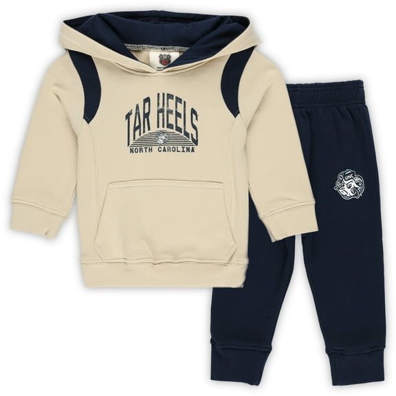 Infant Wes & Willy North Carolina Tar Heels Colorblock Pullover Hoodie and Sweatpants Set