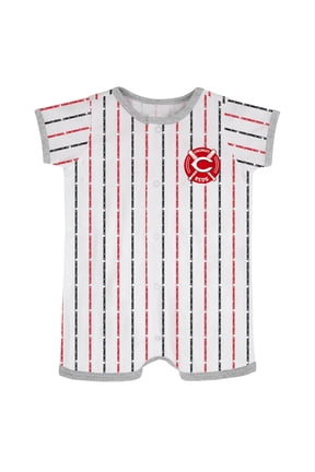 Infant White Cincinnati Reds Ball Hitter Coverall