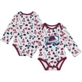 thumbnail image 1 of Infant White Colorado Avalanche Quick Learner Long Sleeve Bodysuit, 1 of 3