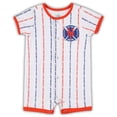 thumbnail image 1 of Infant White New York Mets Ball Hitter Coverall, 1 of 1