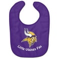 thumbnail image 1 of Infant WinCraft Minnesota Vikings Lil Fan All Pro Baby Bib, 1 of 1