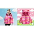 thumbnail image 1 of Infant Winter Coat,Baby Boys Puffer Coat Bear Ear Cute Jackets Zipper Windproof Jacket Outwear For Baby Girls Thick Fleece Parka Baby Winter Costume, 1 of 5