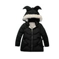 thumbnail image 1 of Winter Coat,Baby Girls Puffer Coat Cute -Shaped Hooded Jacket Lightweight Puffer Jacket 3-4 Years, 1 of 3