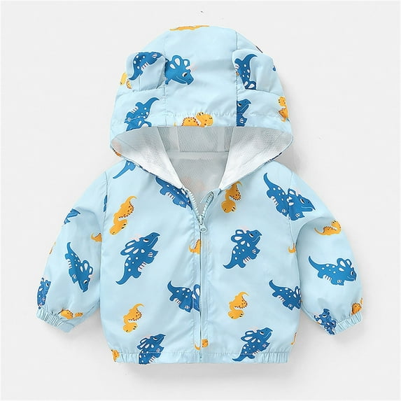 Winter Coat Cute Animal Printed Solid Color Lightweight Coat Zipper Windproof Jacket Outwear for Kids Baby Girls Puffer Jacket Kids 6-12 Months