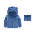 thumbnail image 1 of Winter Coat Cute Bear Ear Hooded Jackets with Pockets for Kids Baby Fall Outfits for Girls Baby Girl Clothes Winter 12-18 Months, 1 of 7