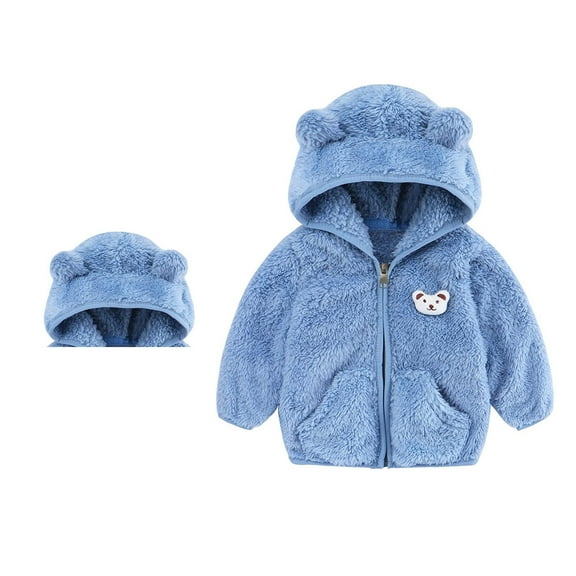 Winter Coat Cute Bear Ear with Hoods for Baby Winter Down Coat Baby Boy Clothes 12-18 Months