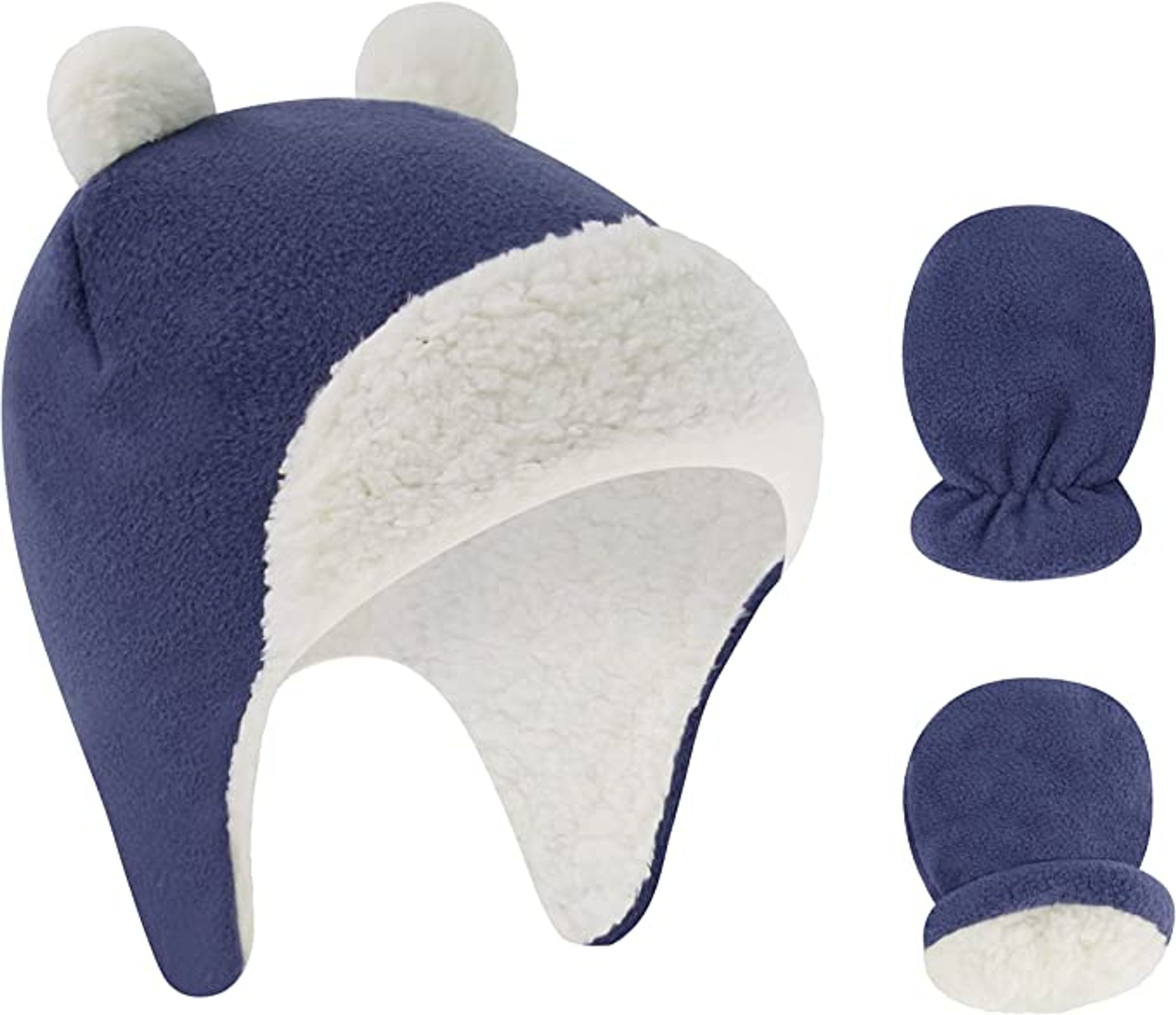 Baby winter hats and mittens 2025