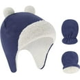 thumbnail image 1 of Infant Winter Hat - 0-24 Months Baby Winter Hats and Mittens Set - Baby Boy and Girls Winter Hat 0-6, 6-12, 12-24 Months, 1 of 7